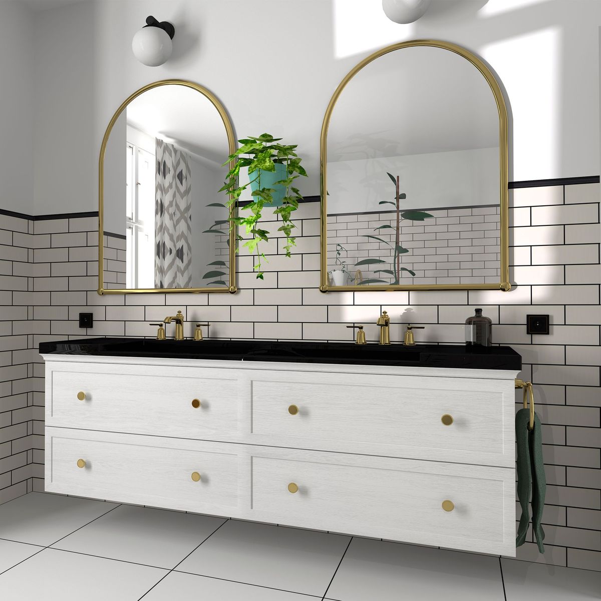 GAMET - Jalador de Perilla Zamak Negro Mate 39 mm