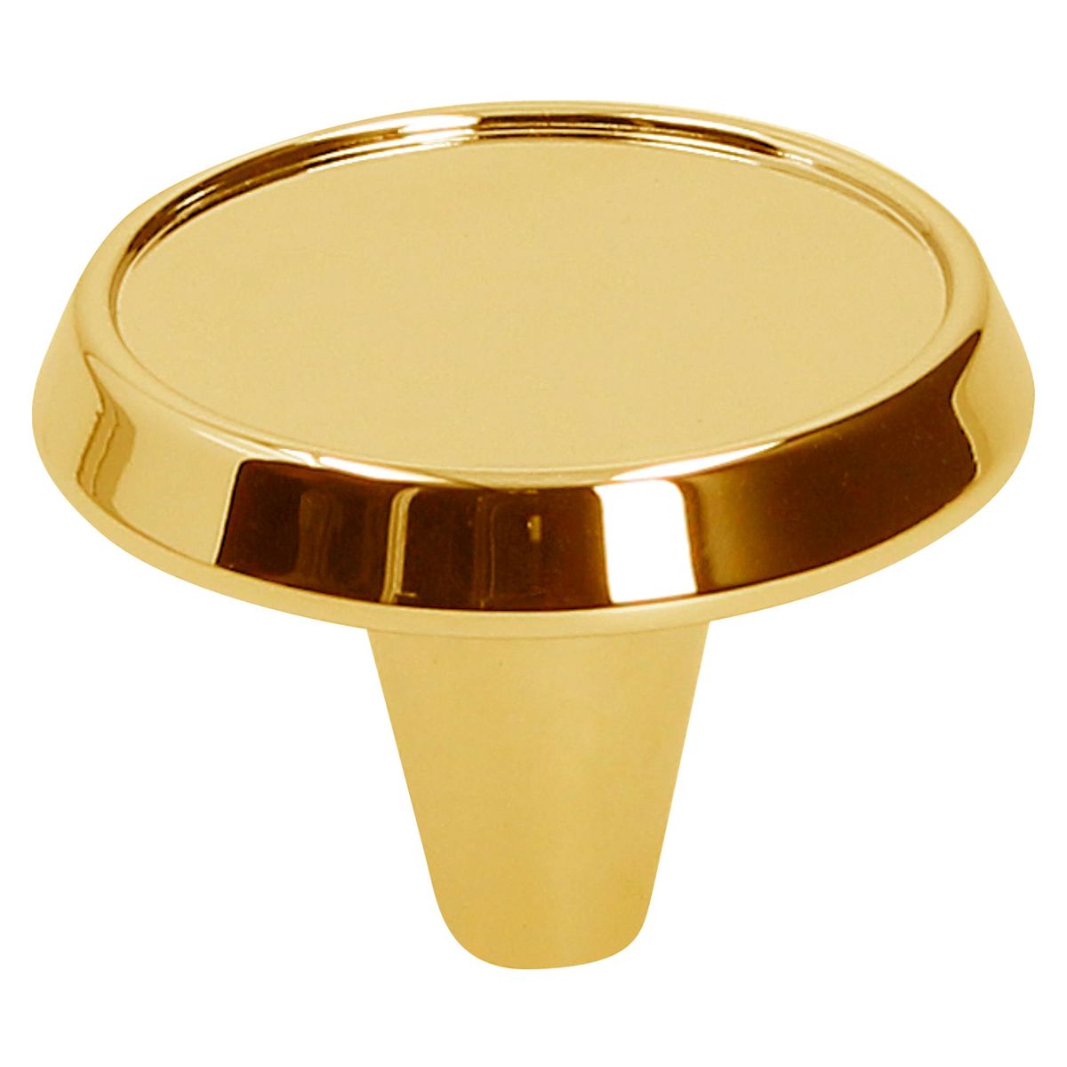 GAMET - Jalador de Perilla Zamak Latón Brillo 39 mm