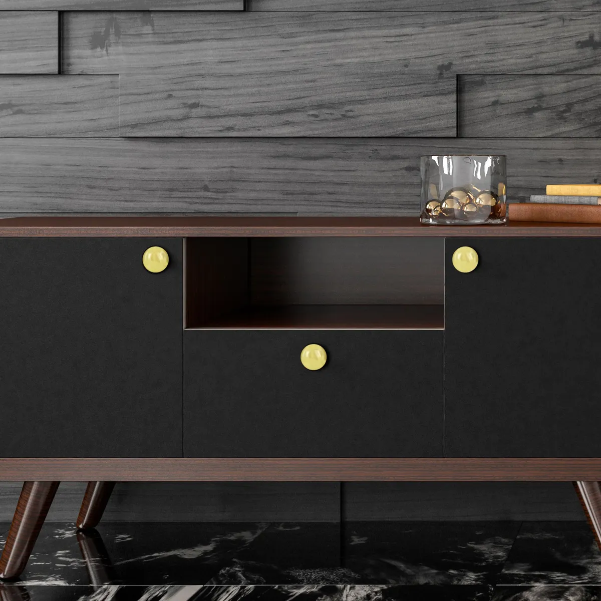 VIDHI - Jalador Perilla 32 mm Latón Pulido x2 Unidades