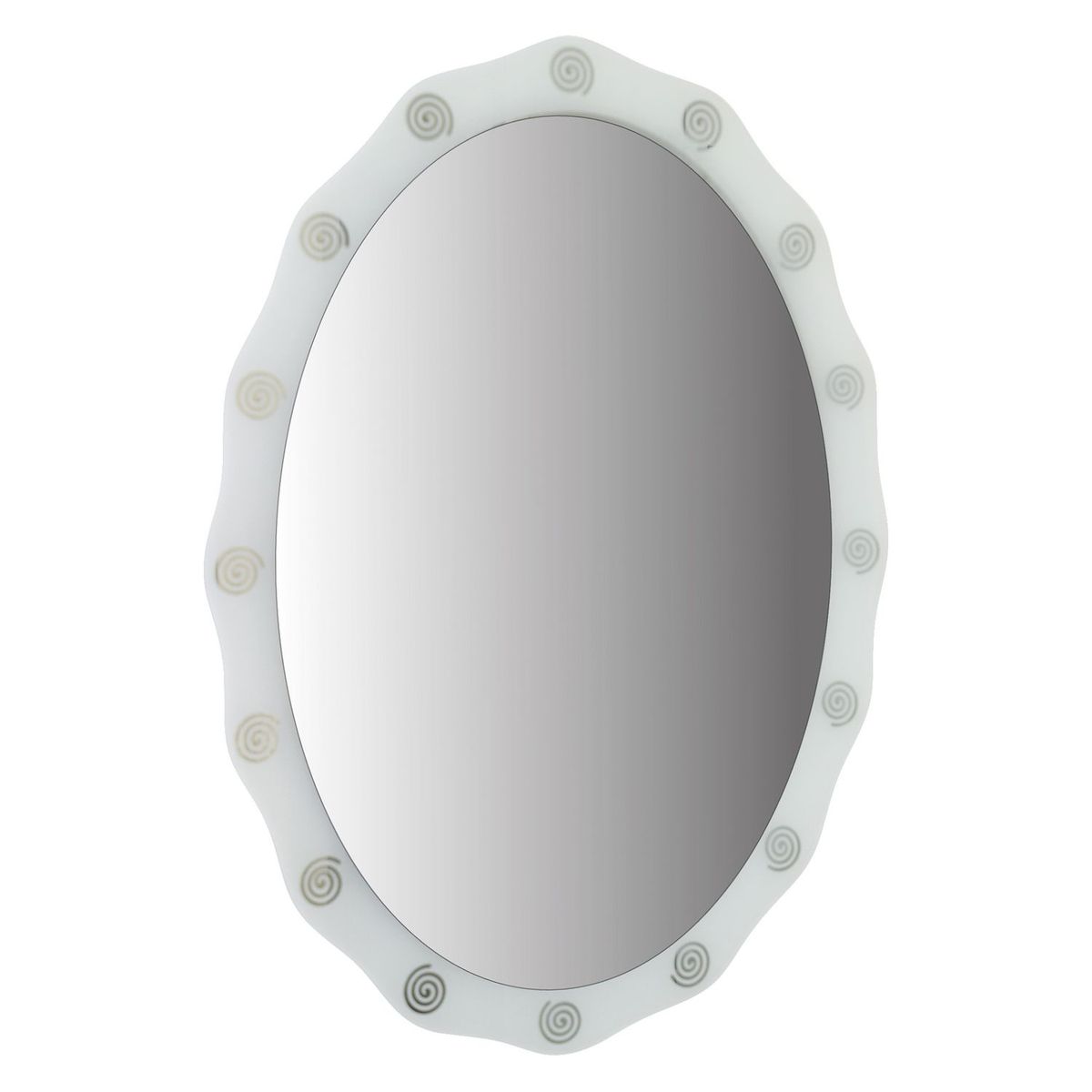 AMERICAN FURNITURE - Espejo de Baño Bisel Onda Spiral 80x60cm