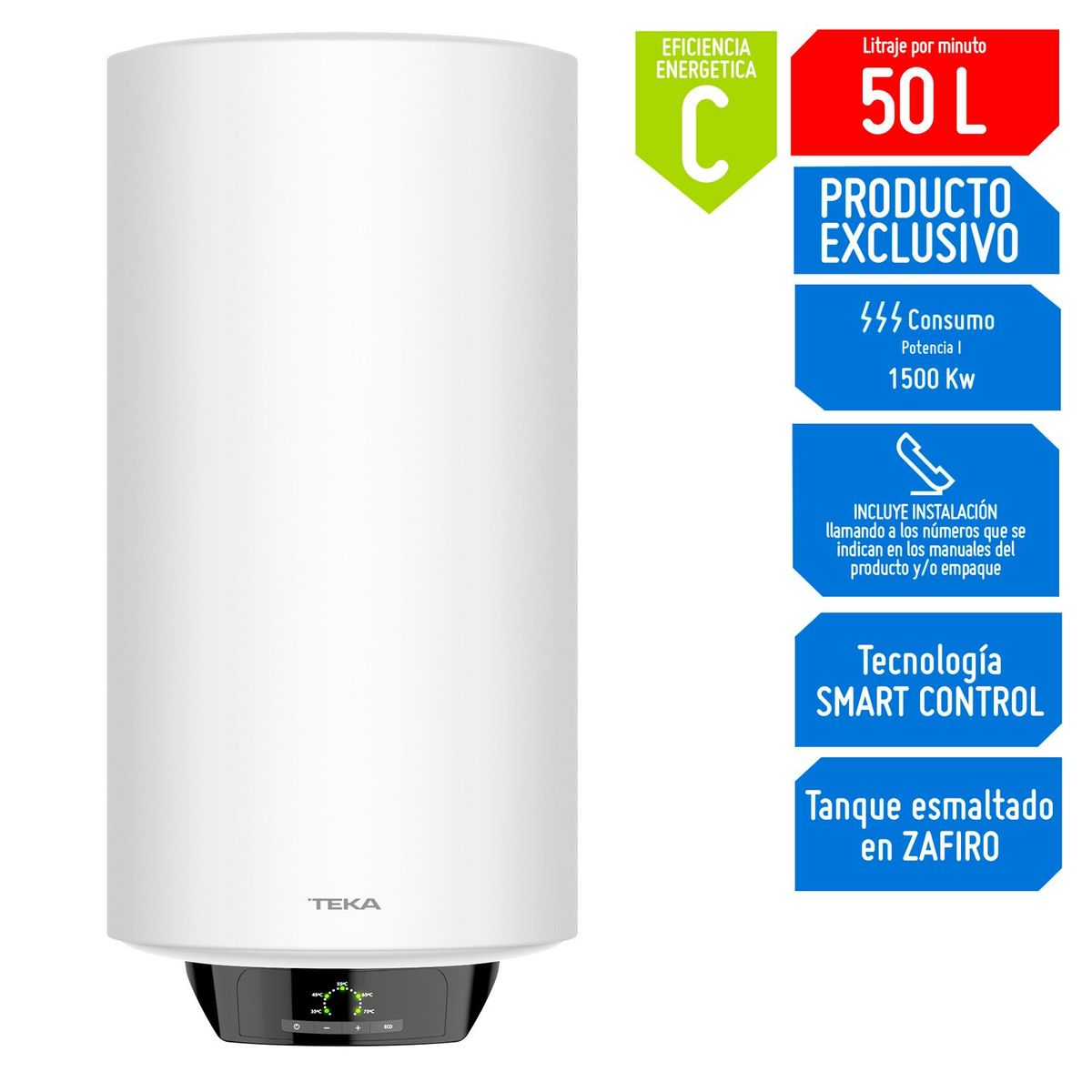 TEKA - Terma Eléctrica Teka Smart 50 litros