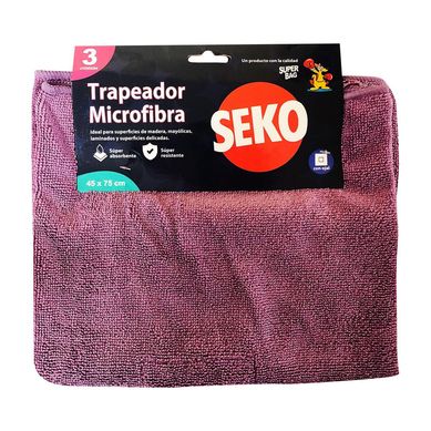 Trapeador MicrofibraSeko x 3 unidades