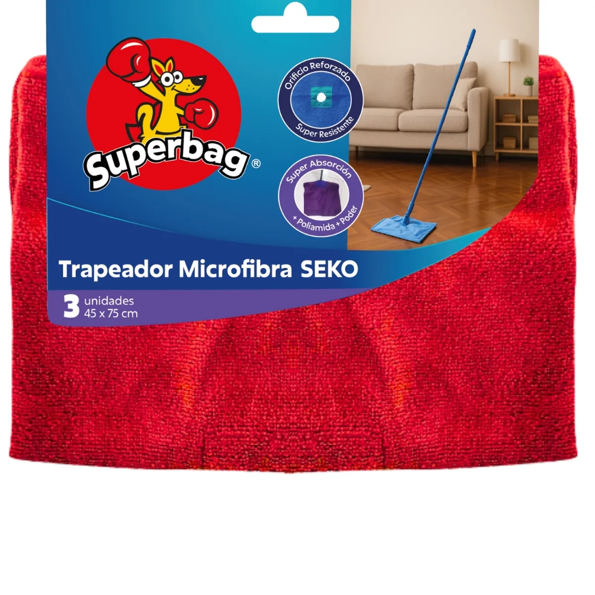SEKO - Trapeador Microfibraseko X3 Unid