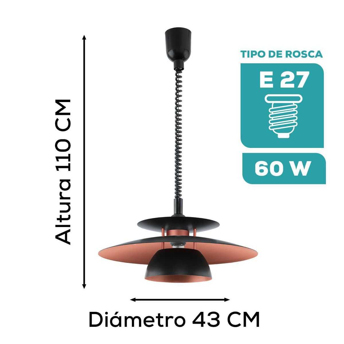 EGLO - Lámpara Eglo Brenda E27 1x60w