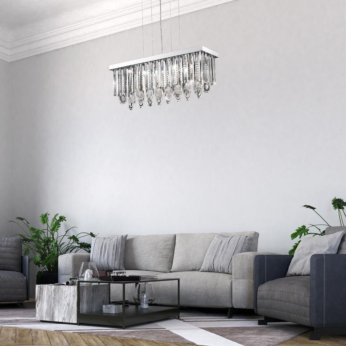 EGLO - Lámpara Colgante Eglo Calaonda G9-Eco 7x33w