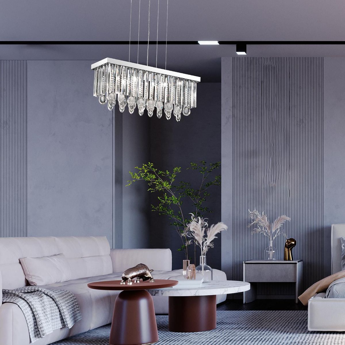 EGLO - Lámpara Colgante Eglo Calaonda G9-Eco 7x33w