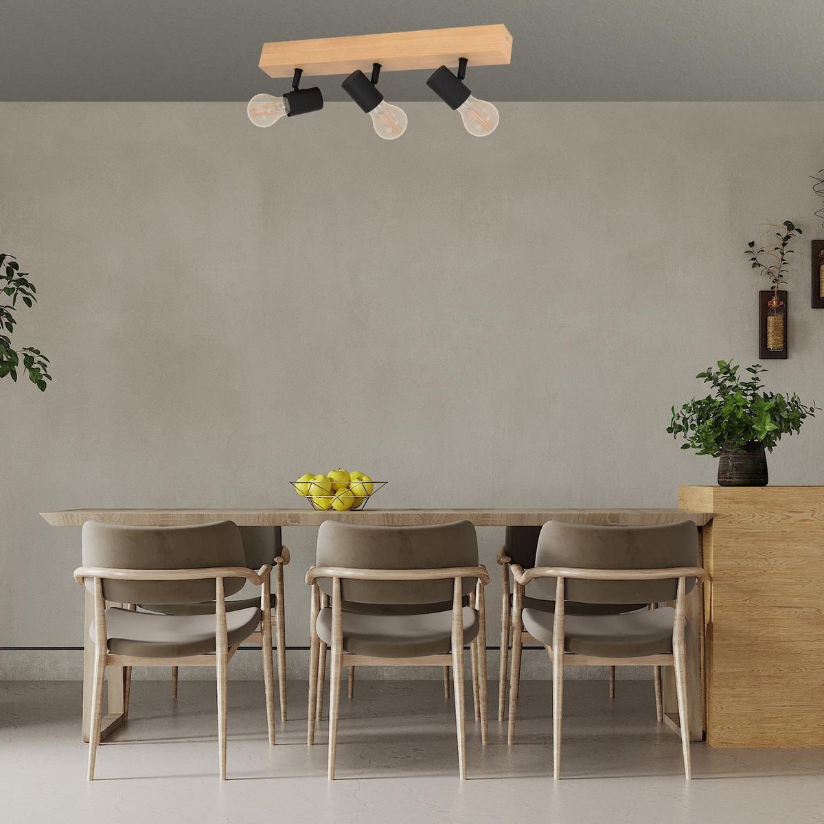 EGLO - Luminaria Spot Eglo Townshend 3 E27 3x60w L480 A50