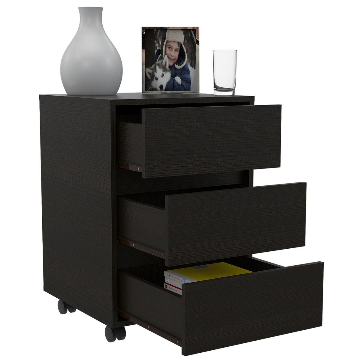 TUHOME - Combo Escritorio con Estante + Archivador Office 22