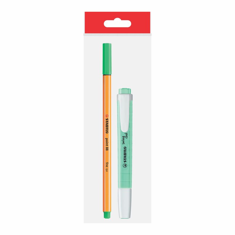 STABILO - Pack Resaltador Swing Cool/Point88 Menta