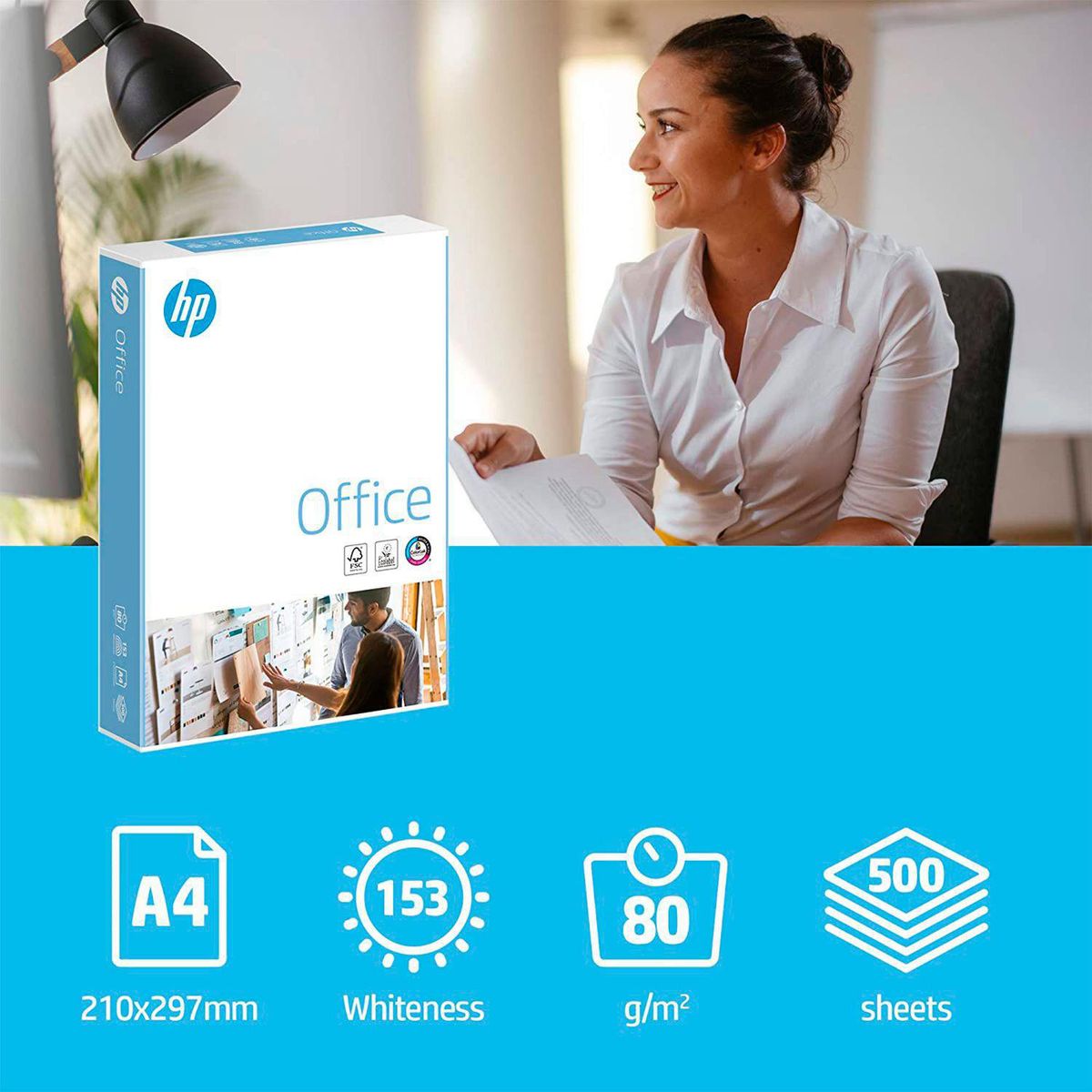 HP - Papel Fotocopia 75gr A-4 HP