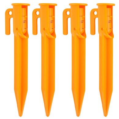 Set 4 Estacas Pl�sticas