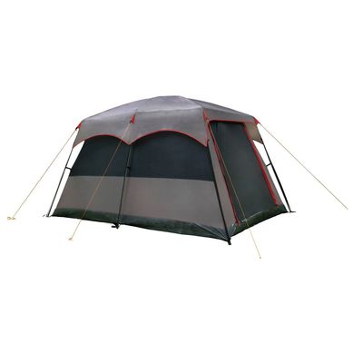 Carpa 6 Personas Galeras Dos Ambientes Klimber Taupe/Negro