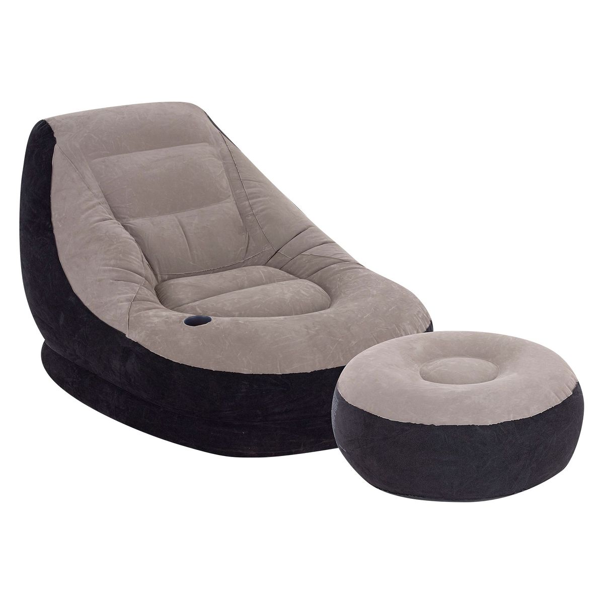 INTEX - Sillón Inflable Extra Largo Intex + Puff