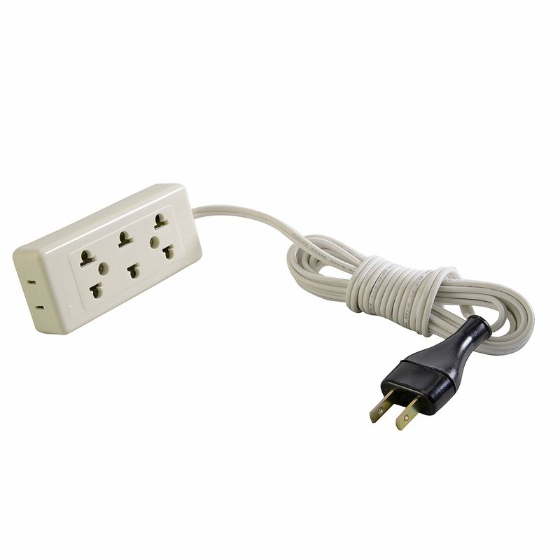 EPEM - Extensión 3 Tomas Universal 3 Metros Blanco
