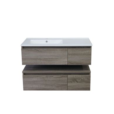 Mueble de Ba�o 2 Niveles 90x46x26 cm Caf�