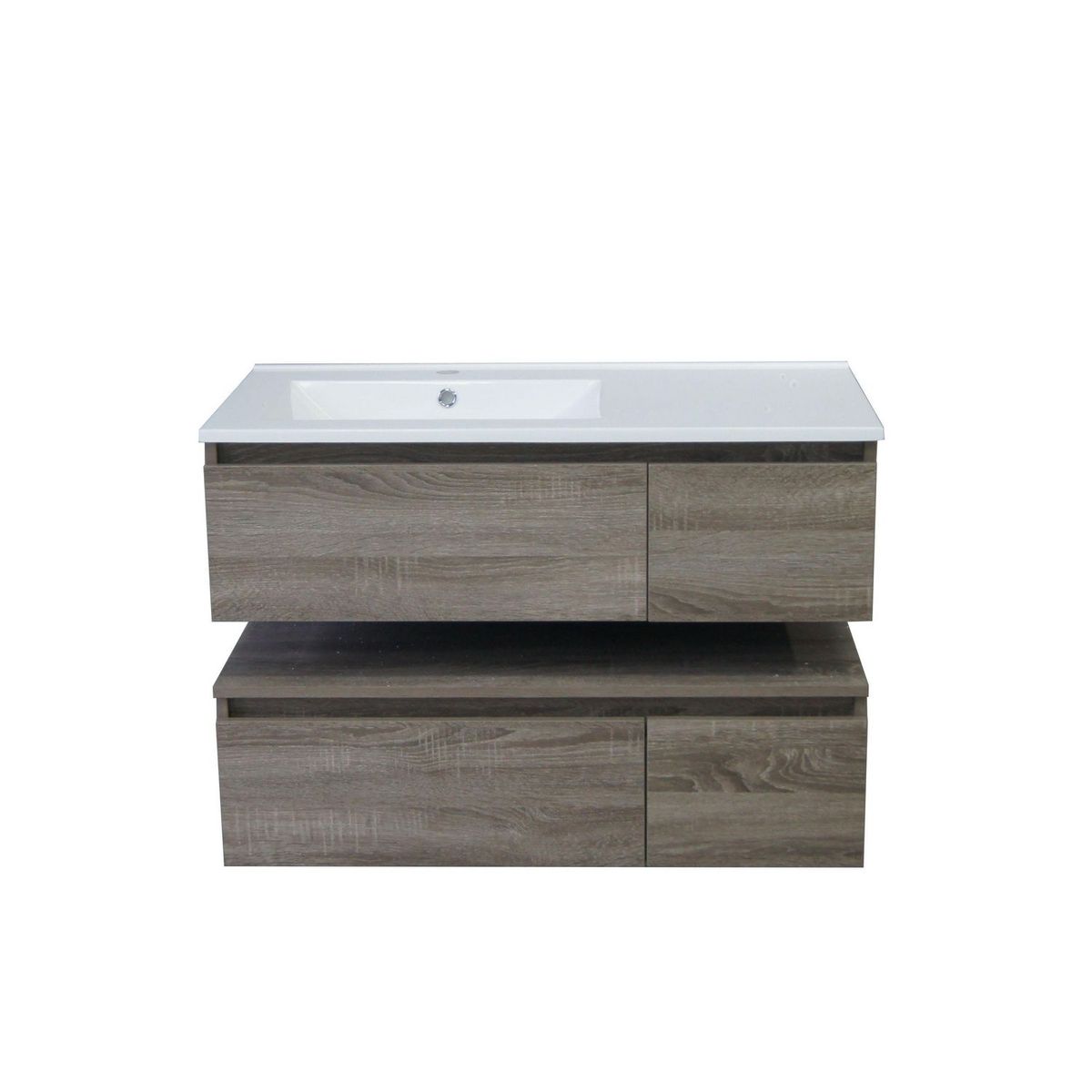 SENSI DACQUA - Mueble de Baño 2 Niveles 90x46x26 cm Café