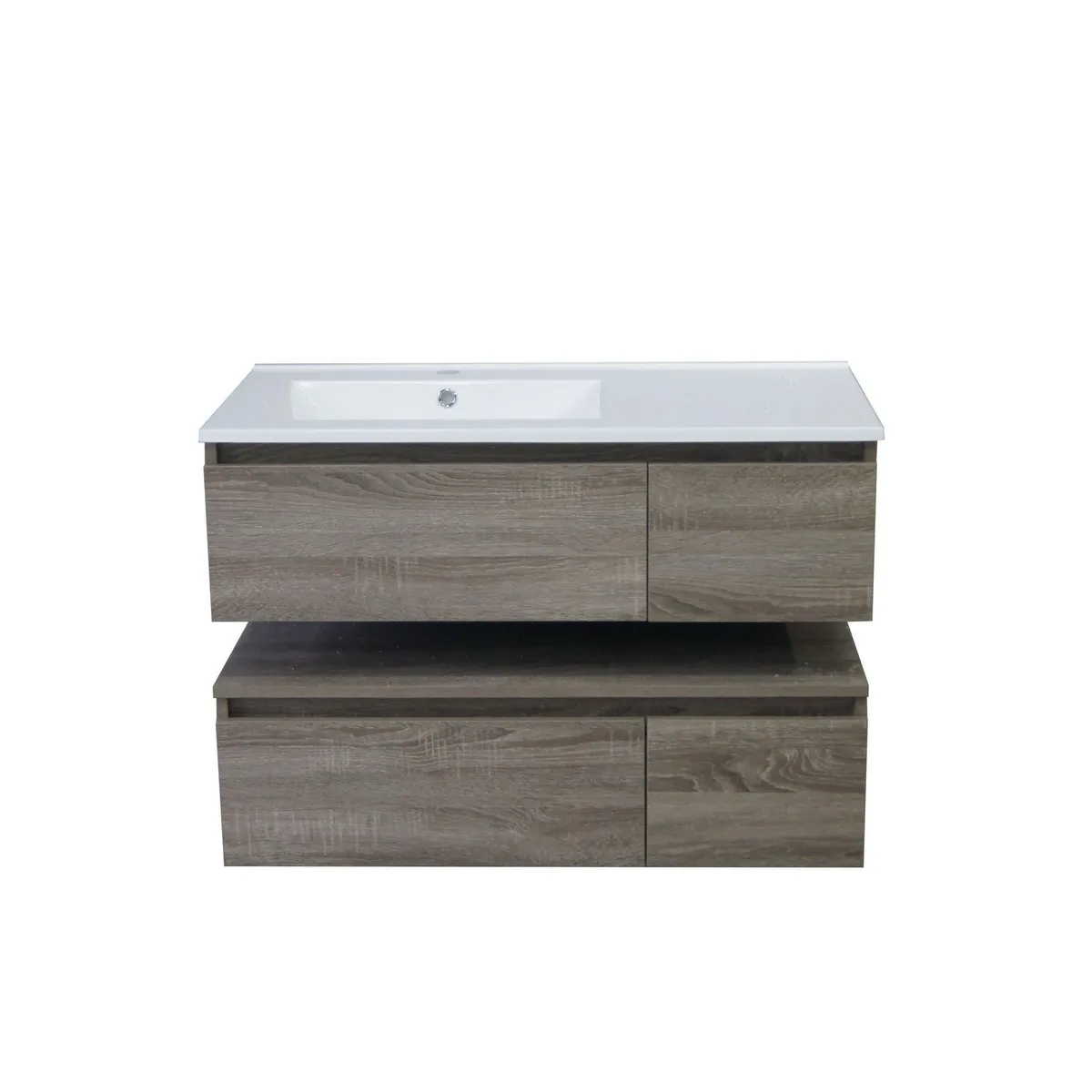SENSI DACQUA - Mueble de Baño 2 Niveles 90x46x26 cm Café