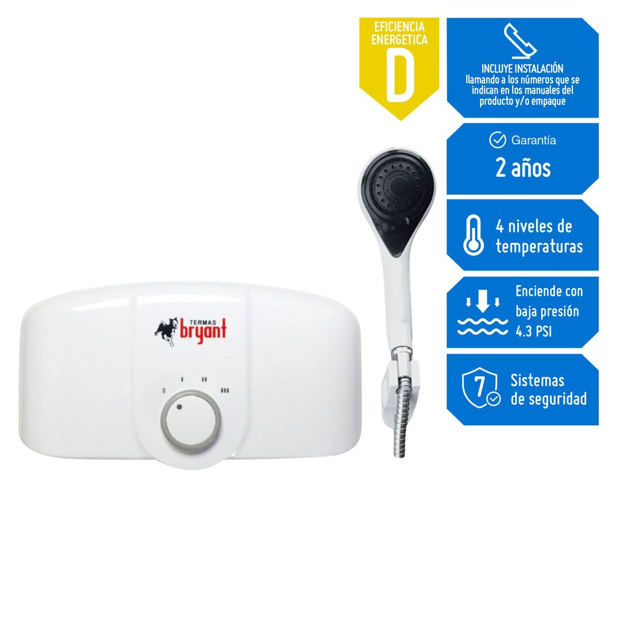 GENERICO - Rapiducha Eléctrica Bryant One 5.5kW