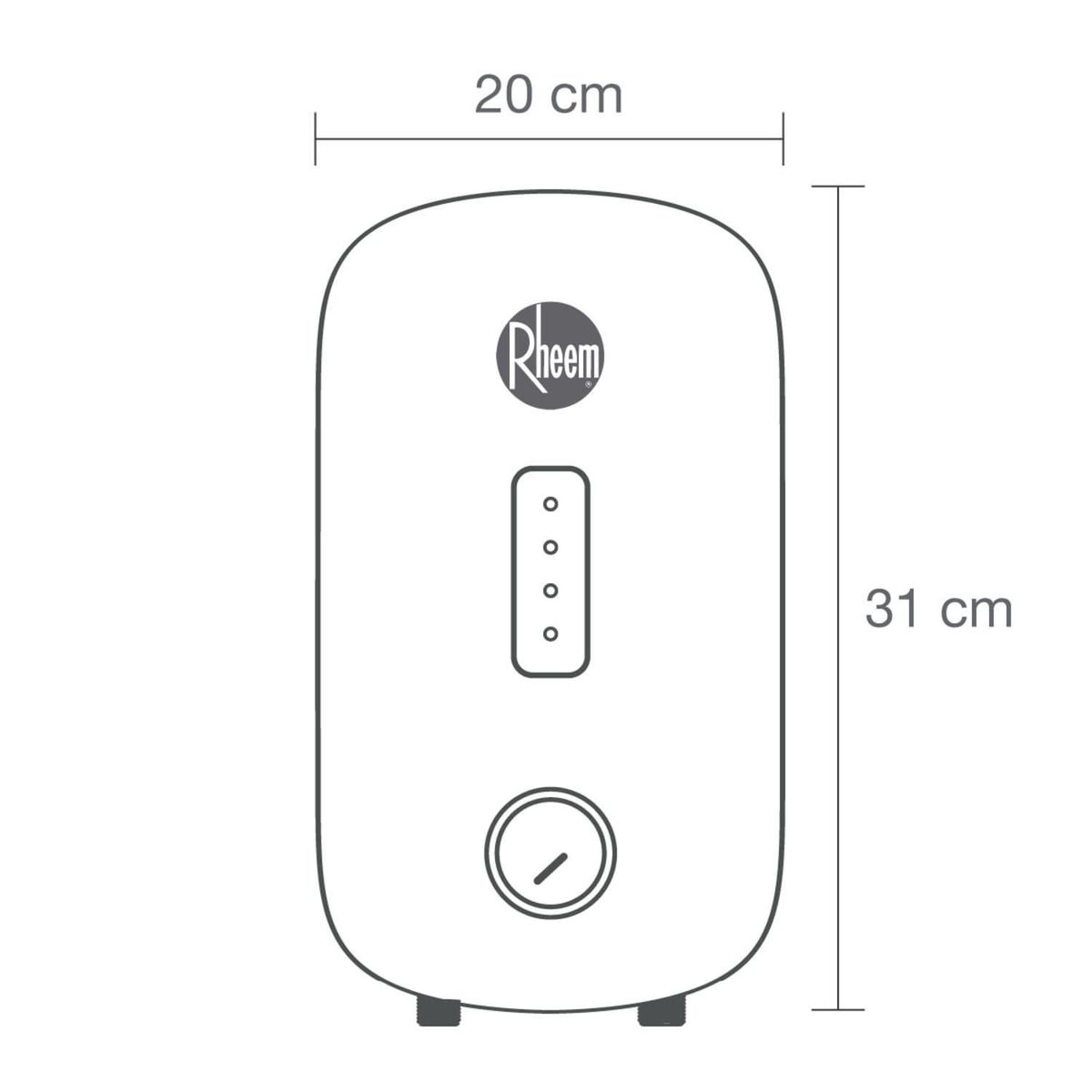 RHEEM - Rapiducha Eléctrica Rheem Elegant 4.5kW