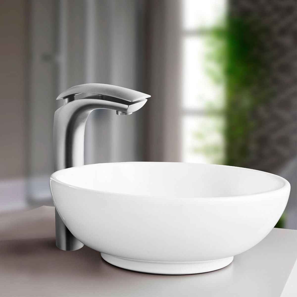 VAINSA - Llave de Lavatorio Monocomando Alta Martini Black