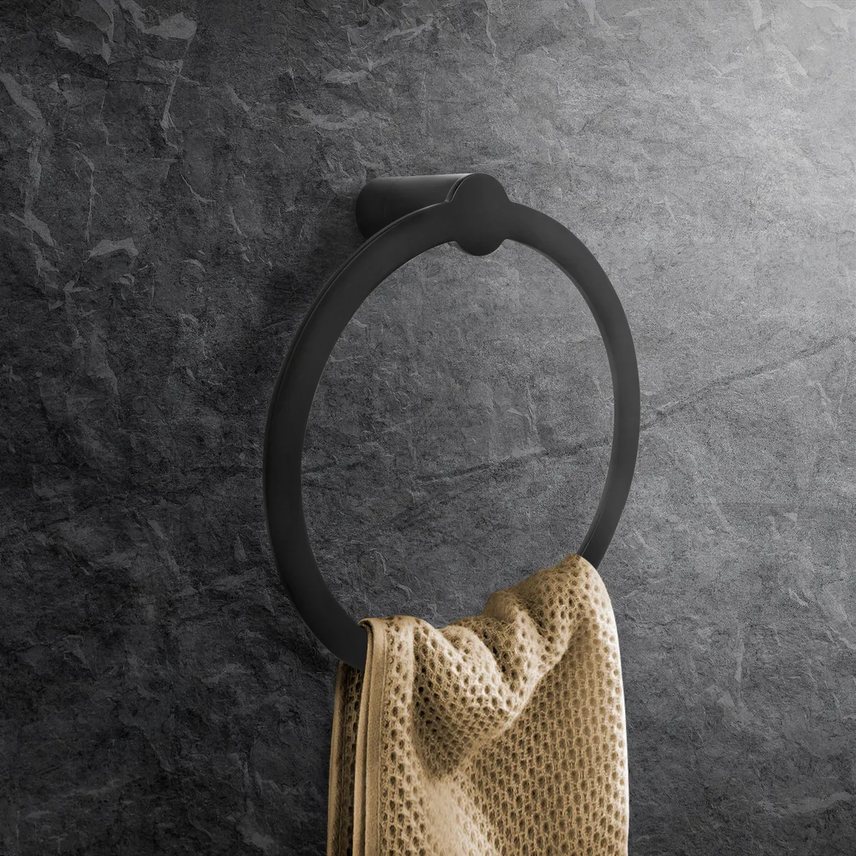 VAINSA - Toallero anillo martini Black