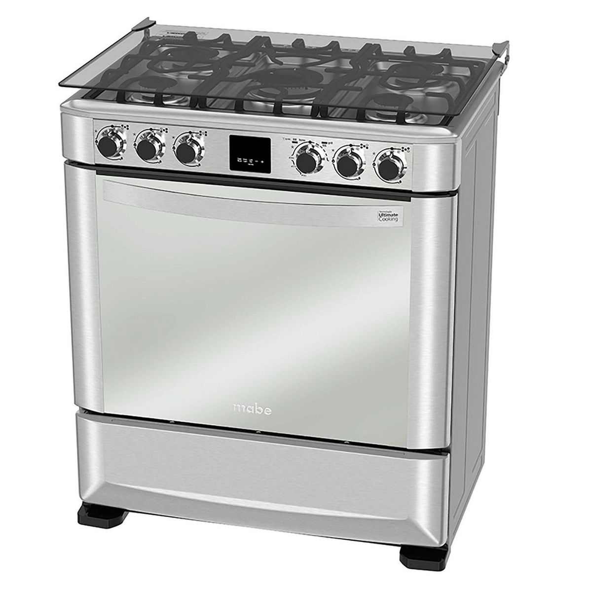 MABE - Cocina de Pie a Gas 5 Hornillas Mabe CMP7670FX Inox
