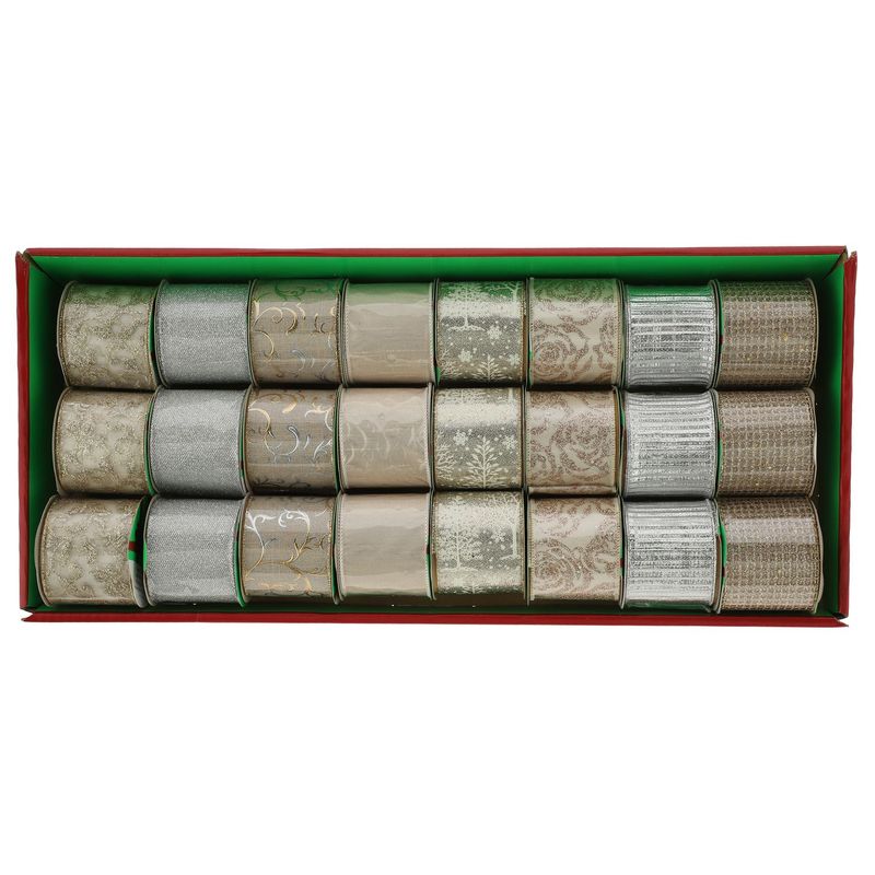 DEAR SANTA - Cintas Dorado/Plata 6.35x2.70cm