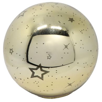 Esfera Decorativa con Led Dorado 10cm