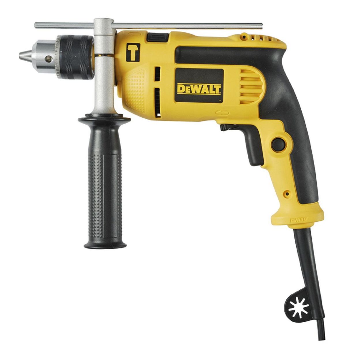 DEWALT - Taladro Percutor Eléctrico Dewalt 1/2" 650W 0.13 mm + 100 Accesorios DWD024K