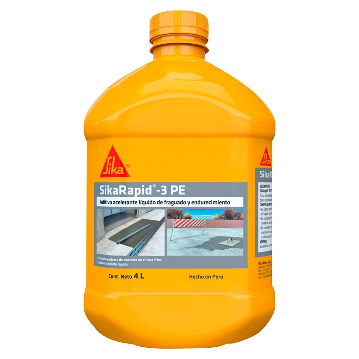 SIKA - Acelerante de fragua SikaRapid-3 4L Sika