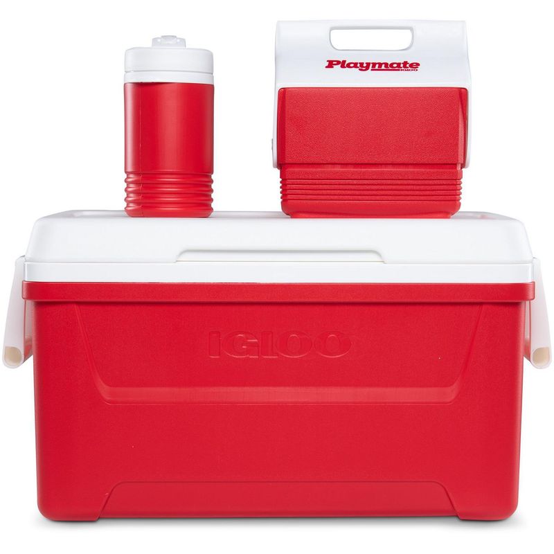 IGLOO - Combo Cooler 3 Piezas Igloo Rojo