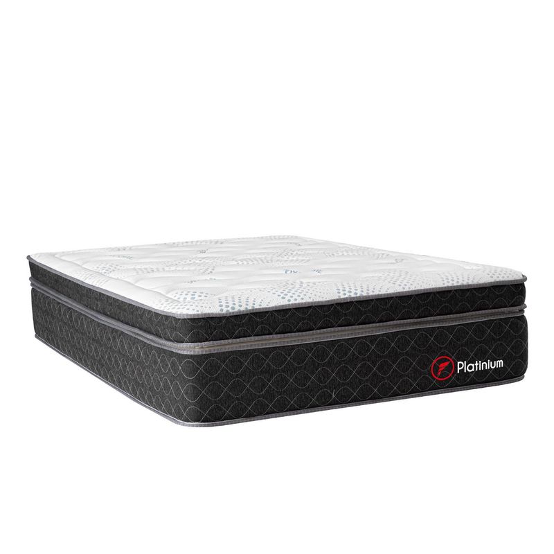 FORLI - Colchón Beauty Dream Platinium 2 Plazas + 2 Almohadas + Protector