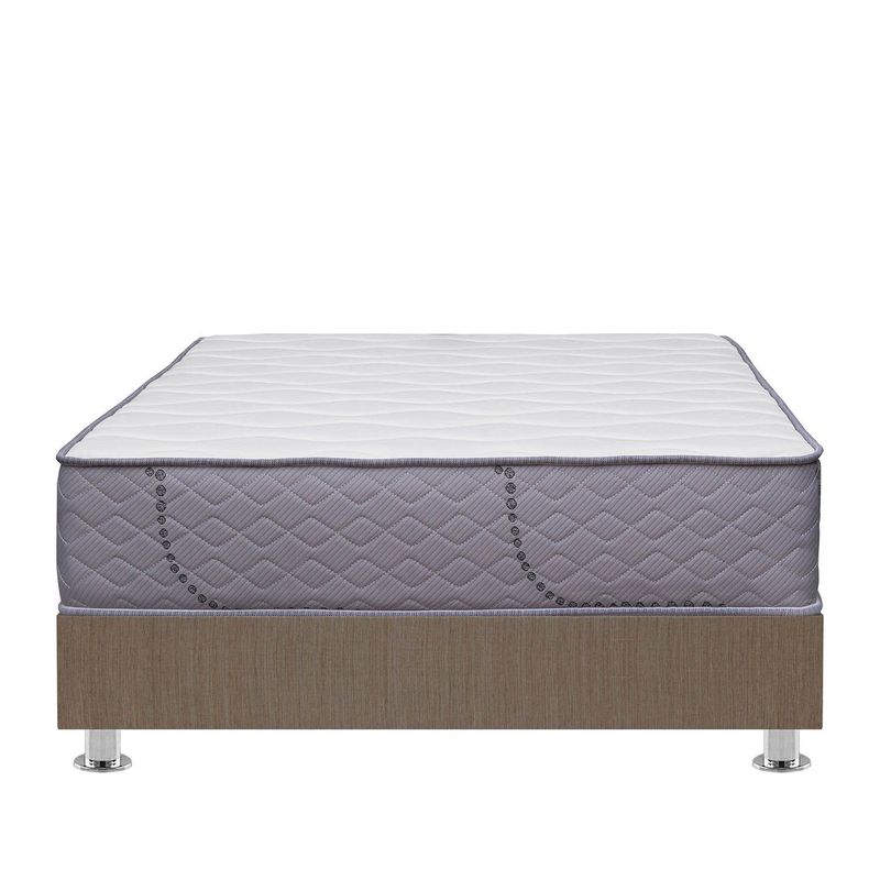 FORLI - Cama Americana Capella Super Side 2 Plazas + 2 Almohadas + Protector