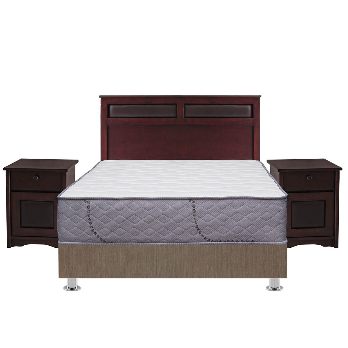 FORLI - Dormitorio Cesena Capella Forli 2 plazas + Cabecera + 2 Veladores + Almohada + Protector