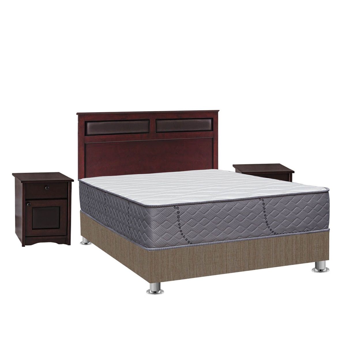 FORLI - Dormitorio Cesena Capella Forli 2 plazas + Cabecera + 2 Veladores + Almohada + Protector