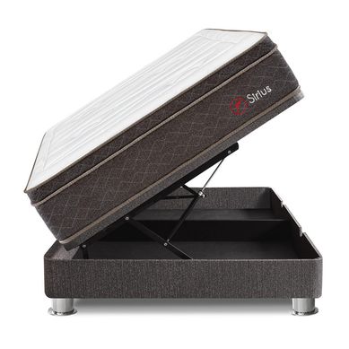 Cama Sirius Pocket 2 Plazas + Colch�n + 2 Almohadas + Protector