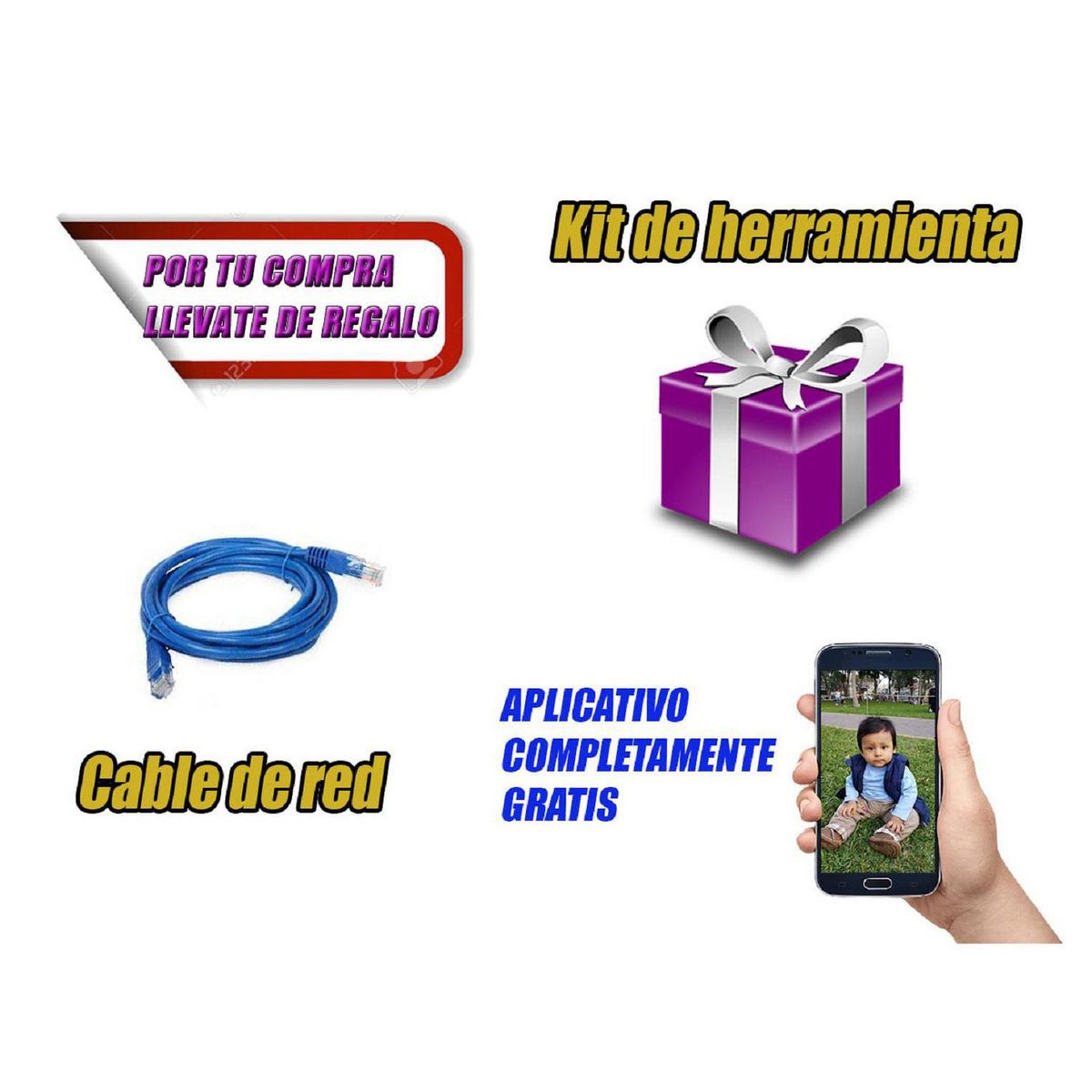 HIKVISION - Kit 10 Cámaras de Seguridad HD 720p Disco 2TB Vigilancia + Kit de Herramientas