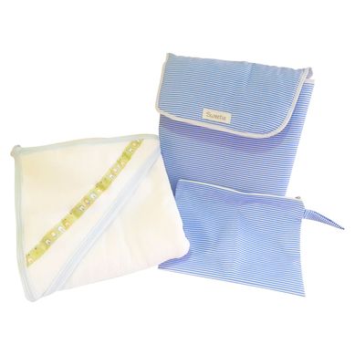 Pack Toalla + Cambiador de Paal Celeste