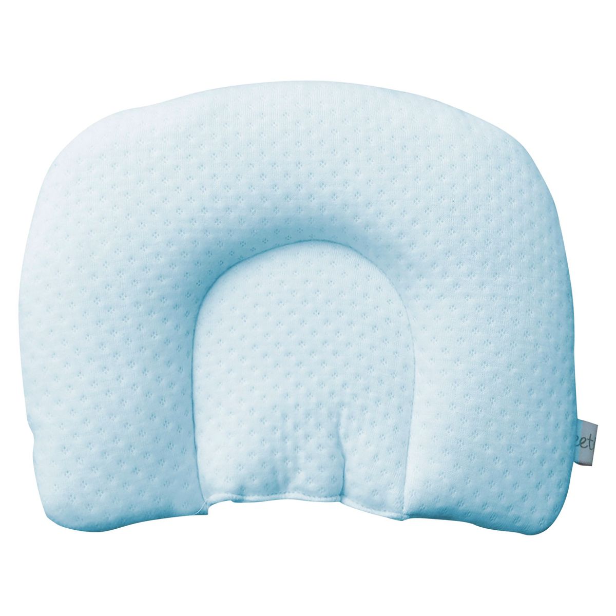 SWEETIE - Almohada Bebé Anticabeza Plana Celeste