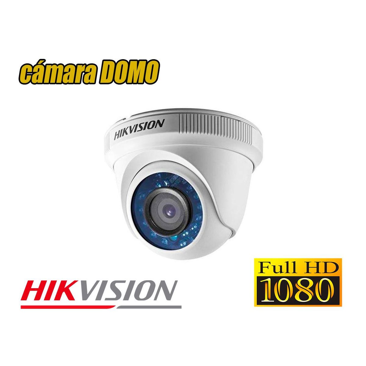 HIKVISION - Kit 2 Cámaras de Seguridad Full HD 1080P Disco 500GB Vigilancia + Kit Micrófono