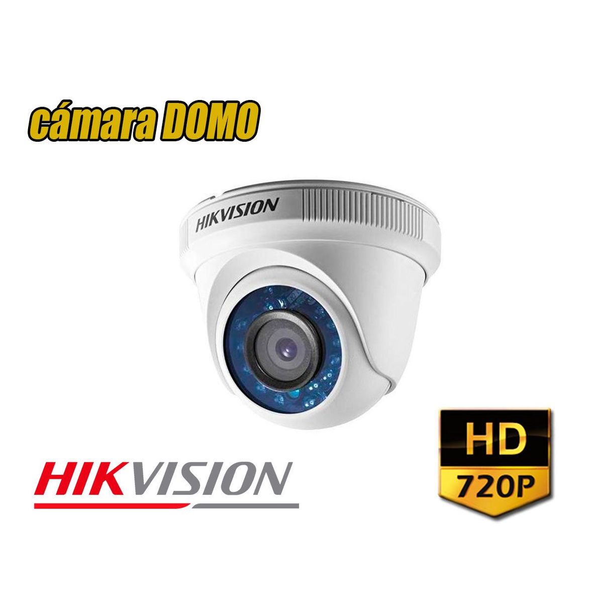 HIKVISION - Kit 2 Cámaras de Seguridad HD 720P 500GB Vigilancia + Kit de Micrófono