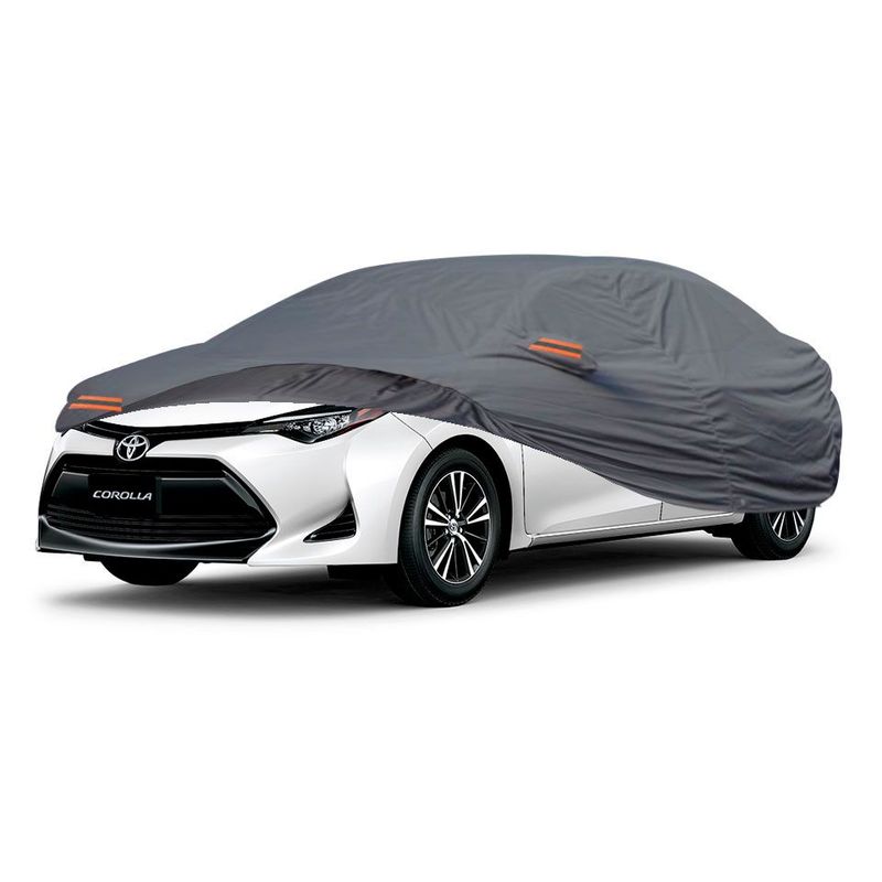 TECGO - Cobertor Funda Para Auto Toyota Corolla Sedan Gris