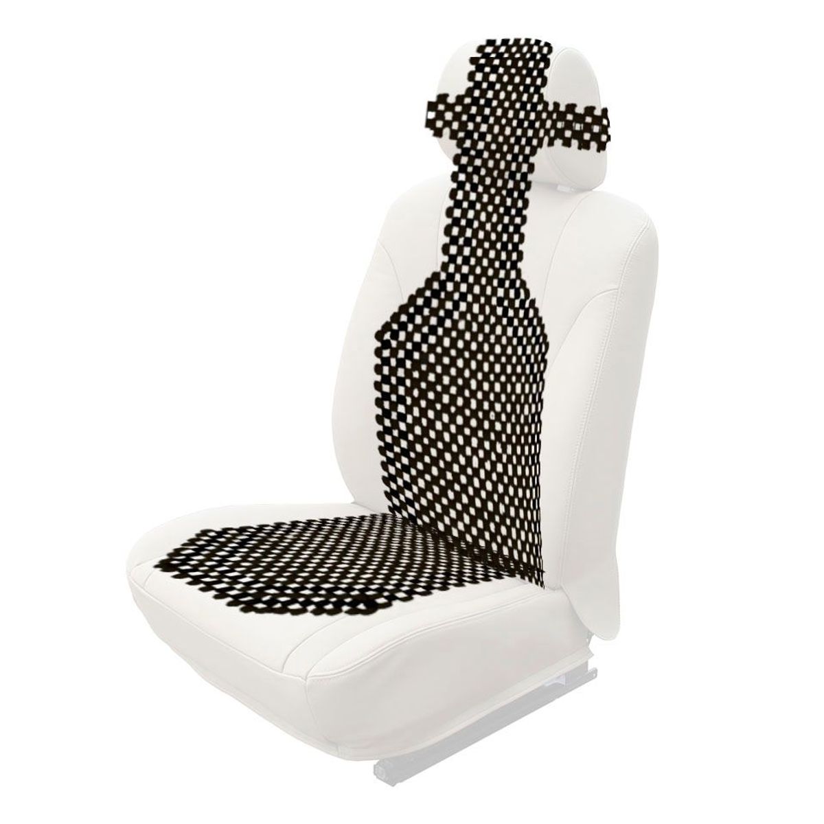 TECGO - Respaldo de Asiento Antitranspirante Negro