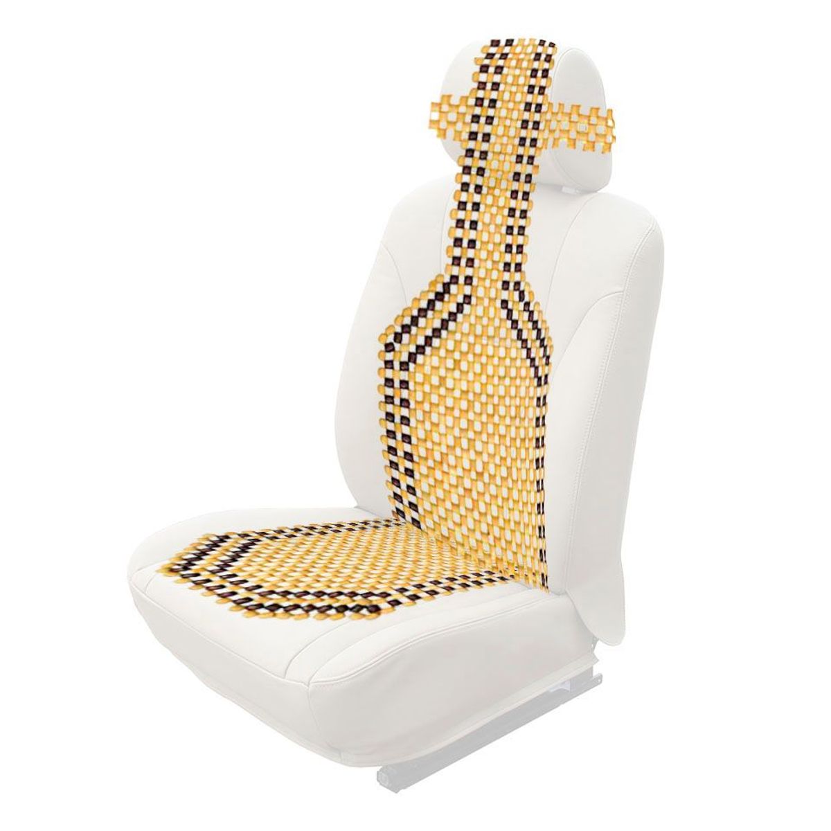 TECGO - Respaldo de Asiento Antitranspirante Marrón