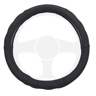 Funda Cubre Volante Para Auto Tecgo Cuero Negro