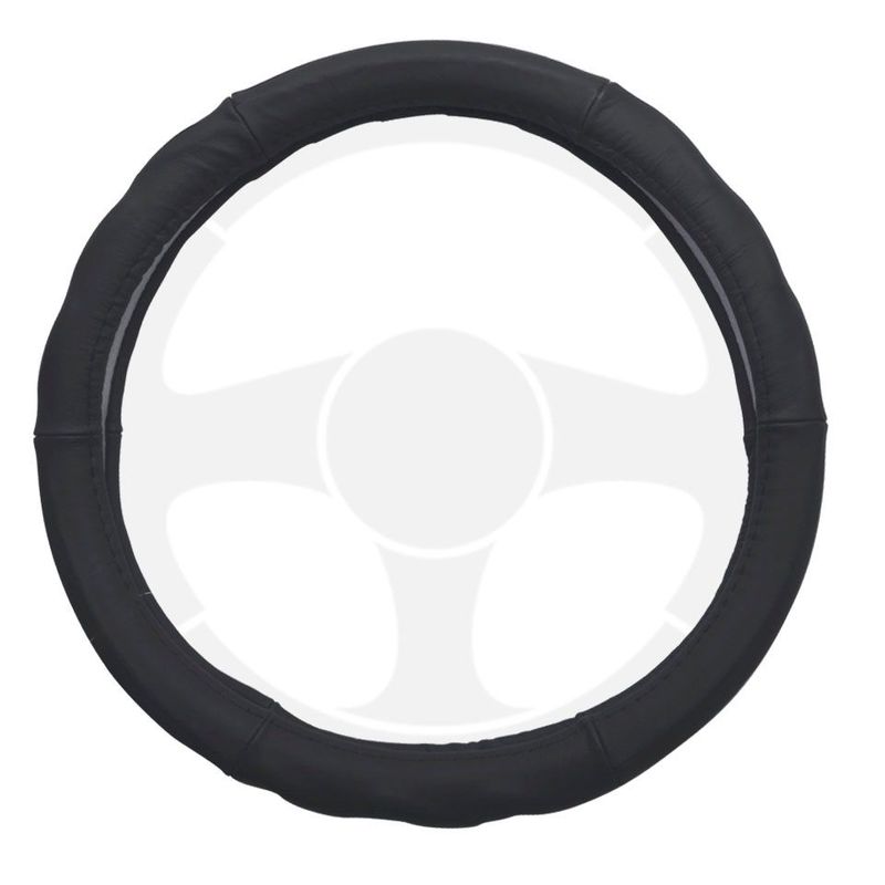 TECGO - Funda Cubre Volante Para Auto Tecgo Cuero Negro