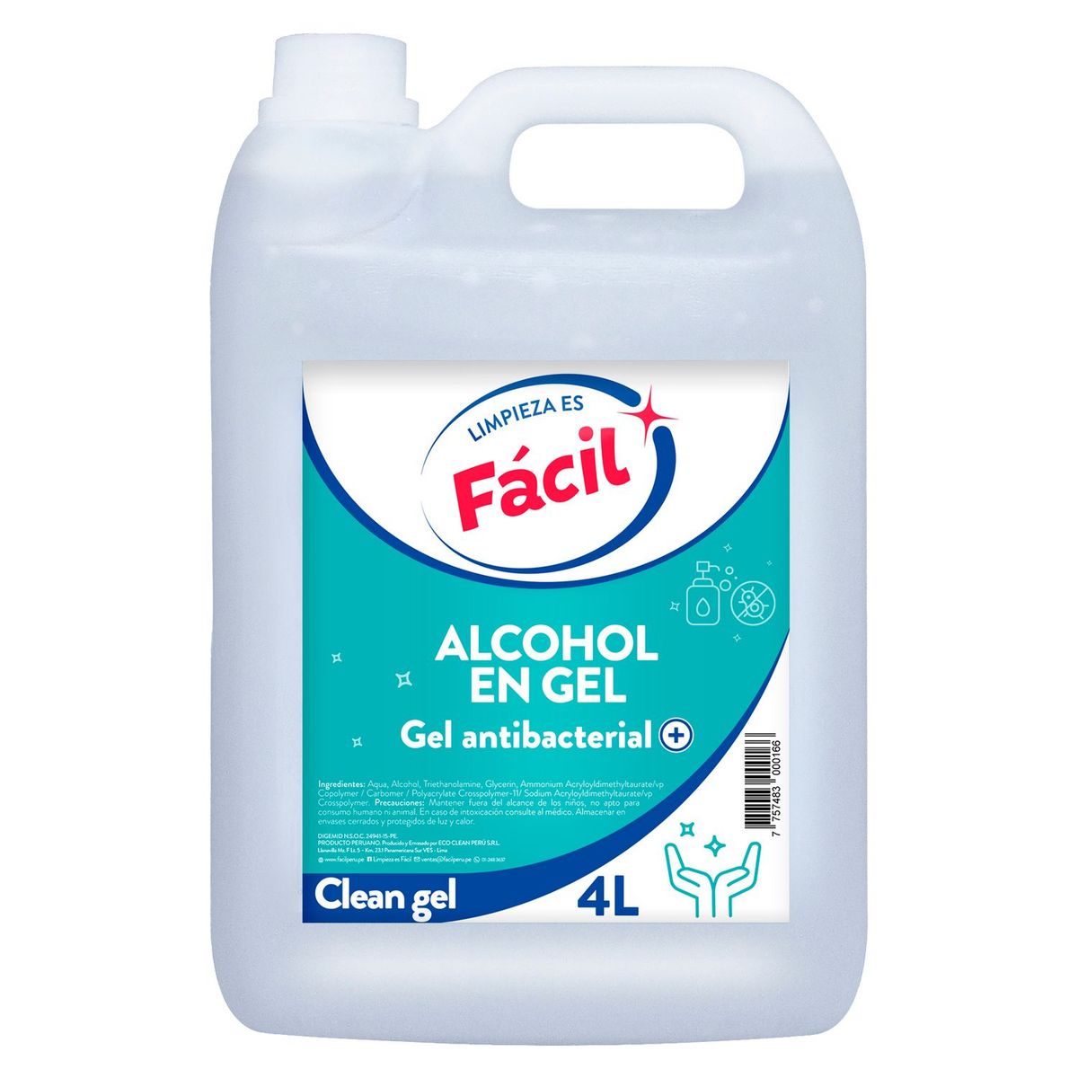 GENERICO - Alcohol Gel Facil 1Gl