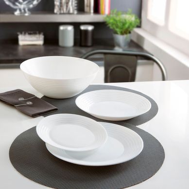 Juego de Platos Harena Blanco 19 Piezas
