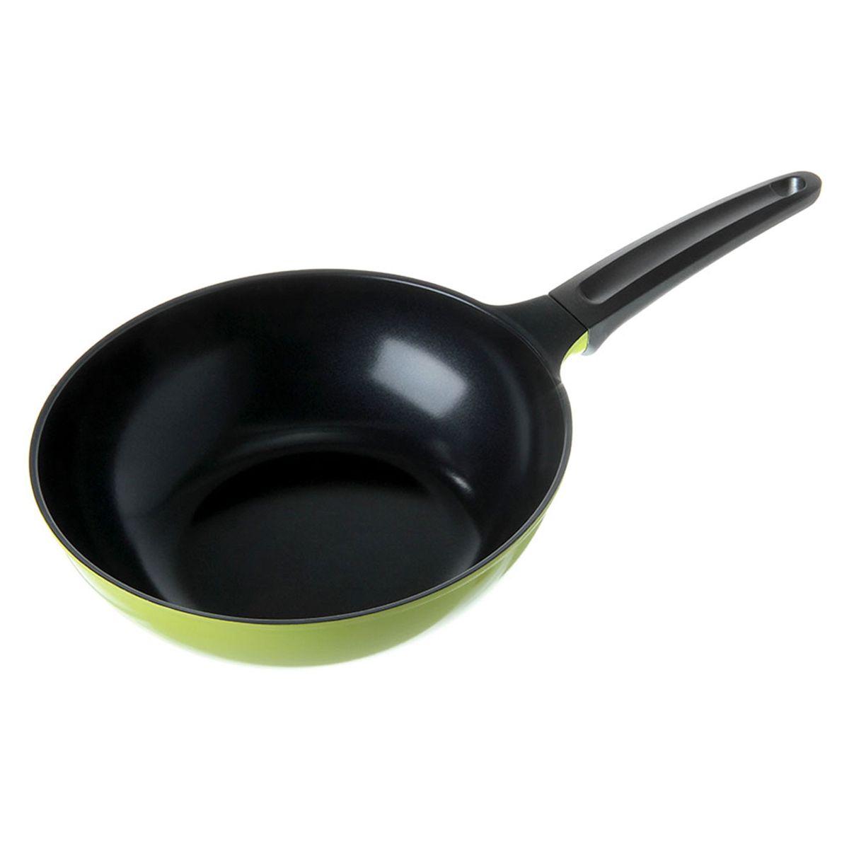 ROICHEN - Wok con Mango 28cm Verde Pistacho