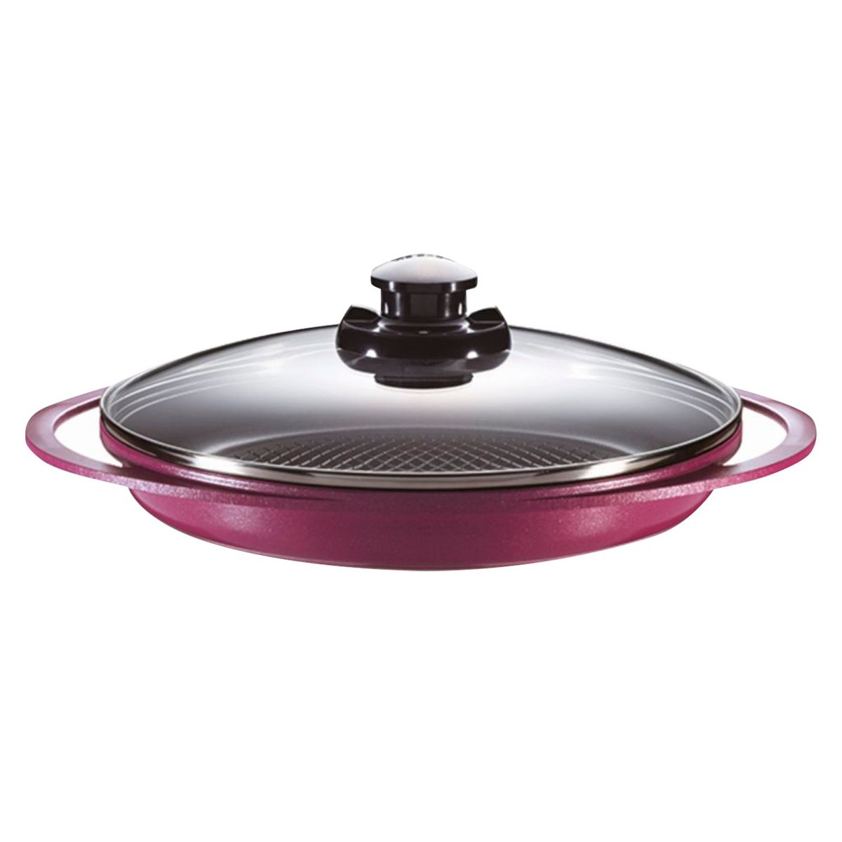 ROICHEN - Grill con Tapa 28cm Violeta